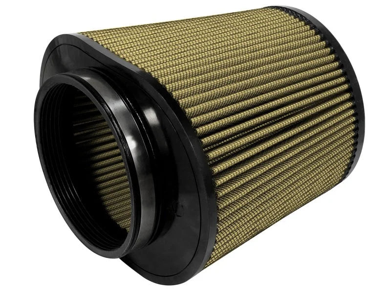 aFe Magnum FLOW Pro GUARD 7 Intake Replacement Air Filter 5.5 F / (7x10) B / 7 T (Inv) / 8in H - Back View