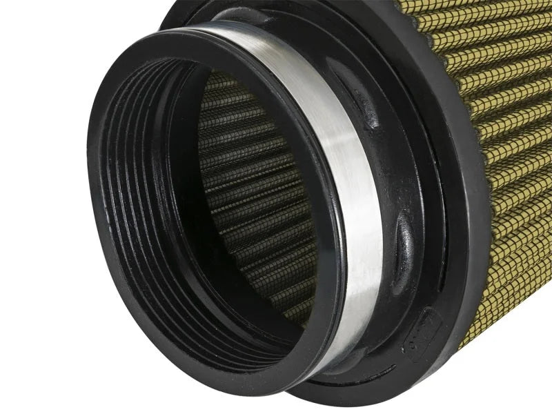 aFe Magnum FLOW Pro GUARD 7 Replacement Air Filter (Pair) F-3.5 / B-5 / T-3.5 (Inv) / H-8in. - Side View