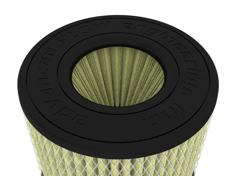 aFe Magnum FLOW Pro GUARD 7 Replacement Air Filter (Pair) F-6 / B-8 / T-8 (Inv) / H-8in. - Back View