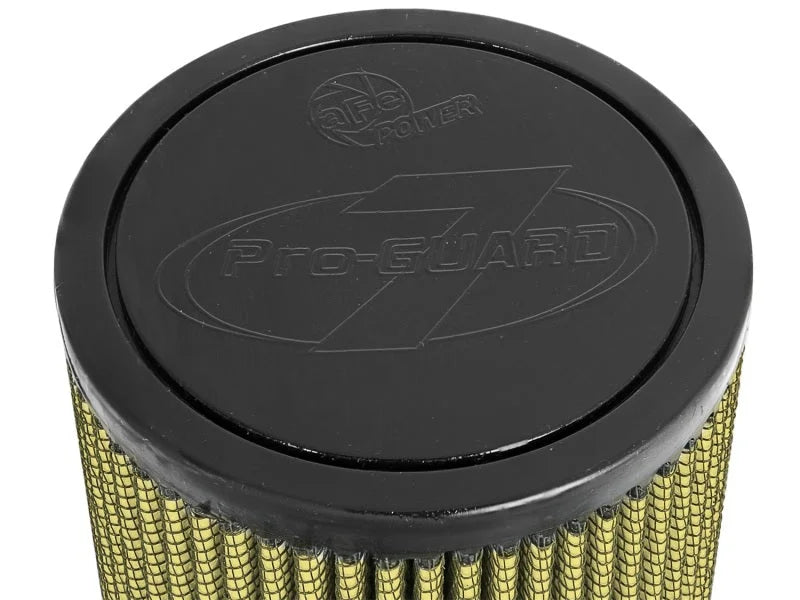 aFe Magnum FLOW Pro GUARD 7 Universal Air Filter F-3.5in. / B-5 (mt2) / T-4.75in. / H-9in. - Installation View