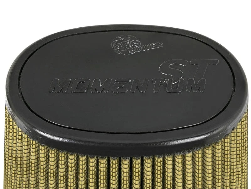 aFe Magnum FLOW Pro GUARD 7 Universal Air Filter F-4in. / B-(8X6.5) MT2 / T-(5.25X3.75) / H-7.5in. - Side View