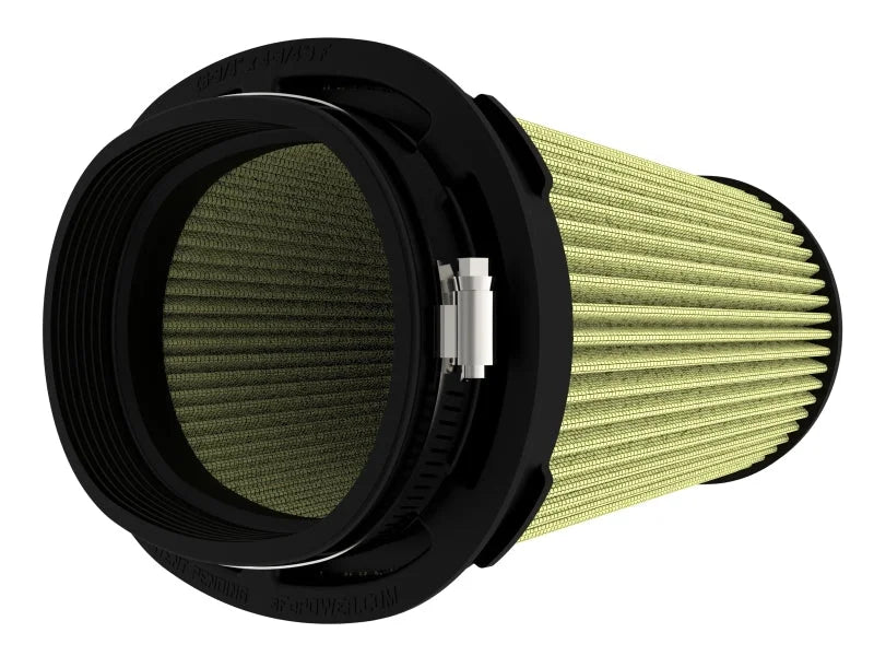 aFe Magnum FLOW Pro GUARD7 Air Filter 6.75in x 4.75in F x 8.25in x 6.25in B x 7.25in x 5in T x 8in H - Back View