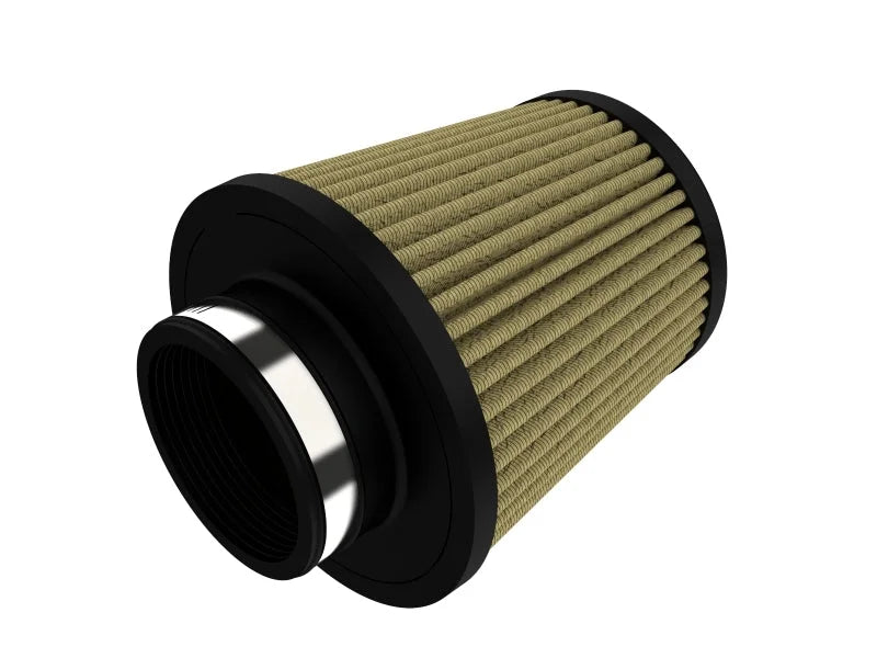 aFe Magnum FLOW Pro Guard 7 Universal Air Filter F-3in / B-6in / T-4in / H-6in - Back View