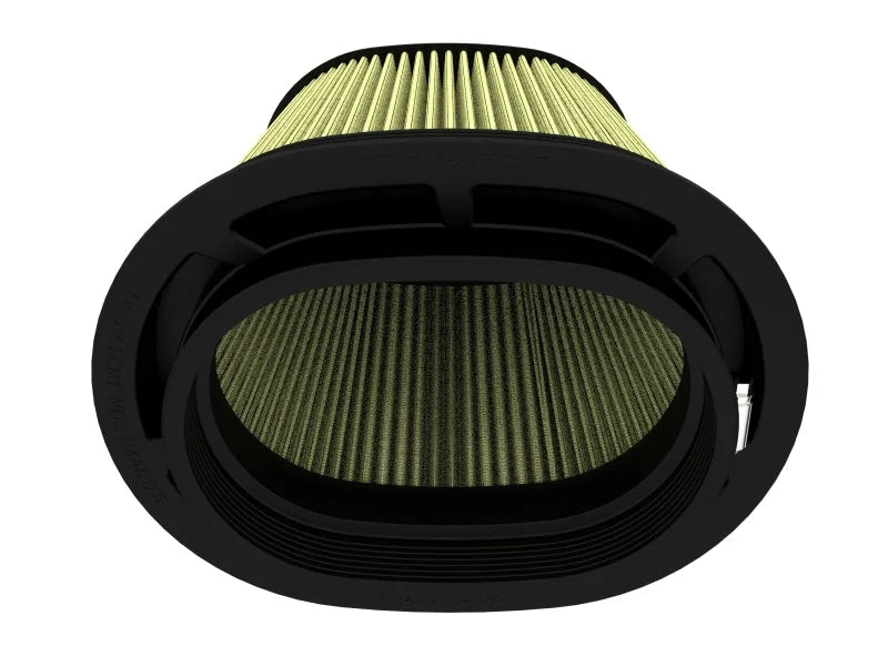 aFe Magnum FLOW Replacement Air Filter w/ Pro GUARD7 Media - (9in x 7in)B x (7.25x5in)T x 8in H - Installation View