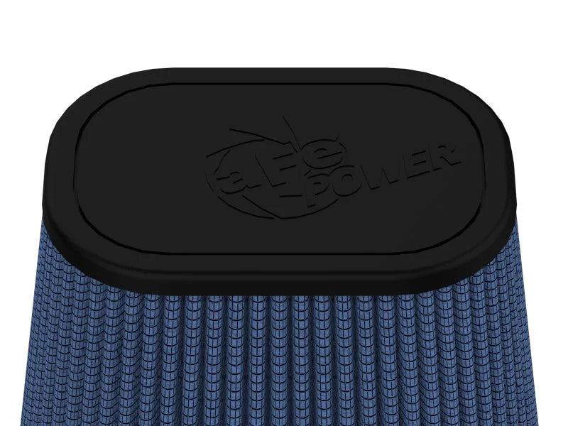 aFe Magnum FLOW Universal Pro 5R Air Filter 4in F (7-3/4x6-1/2)in B (5-3/4x3-3/4)in T x 7in H - Side View