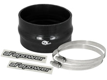 Load image into Gallery viewer, aFe Magnum FORCE 4.75in ID 3in L Straight Reducing Bellow Coupler - Black - Main Product View