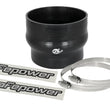 Load image into Gallery viewer, aFe Magnum FORCE CAI Silicone Coupling Kit (4in. ID to 3.5in. ID) 2.75in L Straight Reducer - Black - Main Product View