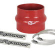 Load image into Gallery viewer, aFe Magnum FORCE CAI Univ. Silicone Coupling Kit (3.75in. ID to 3.5in. ID) Straight Reducer - Red - Main Product View