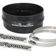 Load image into Gallery viewer, aFe Magnum FORCE CAI Univ. Silicone Coupling Kit (6-1/4in. ID / 2-3/4in. L) Straight w/Hump - Black - Main Product View