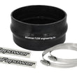 Load image into Gallery viewer, aFe Magnum FORCE CAI Univ. Silicone Coupling Kit (6in. ID / 3in. L) Straight Coupler w/Hump - Black - Main Product View
