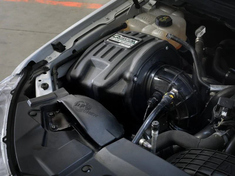 aFe Magnum FORCE Cold Air Intake System Scoop 19-20 Ford Ranger 2.3L(t) - Black - Side View