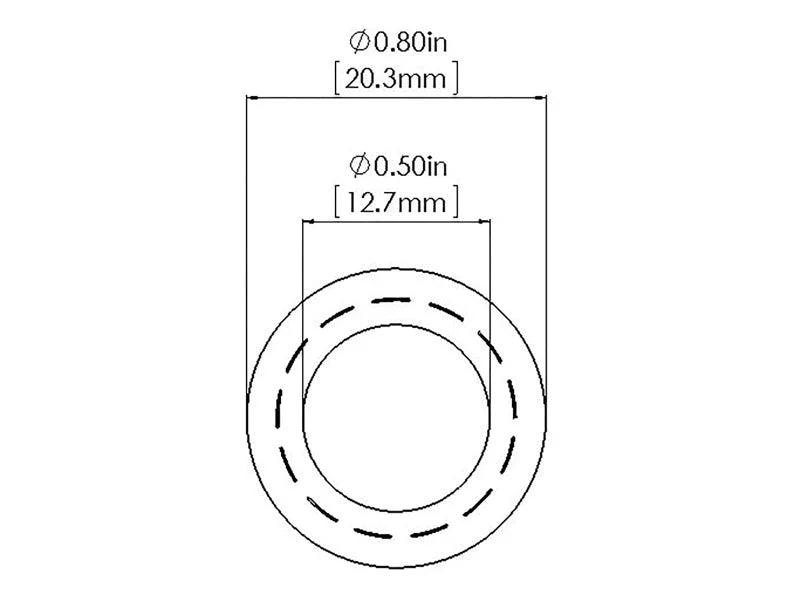 aFe Magnum FORCE Cold Air Intake System Spare Parts Kit (1/2in ID x 36in L) - Additional View 6