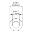 Load image into Gallery viewer, aFe Magnum FORCE Cold Air Intake System Spare Parts Kit (3/16in ID x 36in L) - Side View