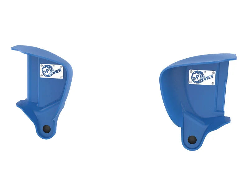 aFe Magnum FORCE Dynamic Air Scoop 15-18 BMW M3/15-20 M4 - Blue - Main Product View