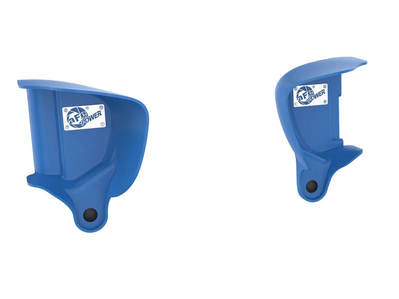 aFe Magnum FORCE Dynamic Air Scoop 15-18 BMW M3/15-20 M4 - Blue - Additional View 6