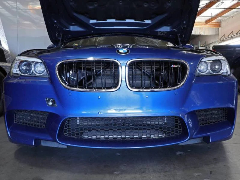aFe Magnum FORCE Intake System Carbon Fiber Scoops BMW M5 (F10) 12-14 V8-4.4L (tt) - Back View