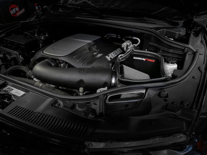 aFe Magnum FORCE Pro Dry S Cold Air Intake System 11-19 Jeep Grand Cherokee (WK2) V8-5.7L - Side View