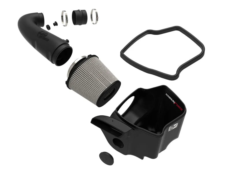 aFe Magnum FORCE Pro Dry S Cold Air Intake System 11-19 Jeep Grand Cherokee (WK2) V8-5.7L - Back View