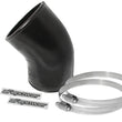 Load image into Gallery viewer, aFe Magnum FORCE Silicone Replacement Coupling Kit 3in ID to 2.75in ID x 45 Deg. Elbow - Black - Main Product View
