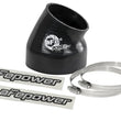 Load image into Gallery viewer, aFe Magnum FORCE Silicone Replacement Coupling Kit 4in ID x 30 Deg. Elbow Coupler - Black - Main Product View