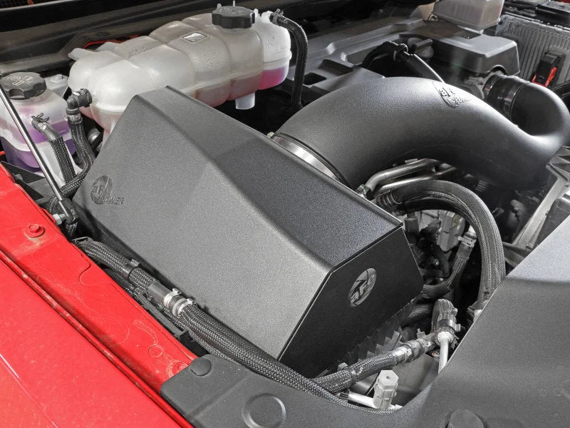 aFe Magnum FORCE Stage-2 Intake Cover 19-21 RAM 1500 Fits Intakes 54-13020D/R Or 52-10002D/R - Side View