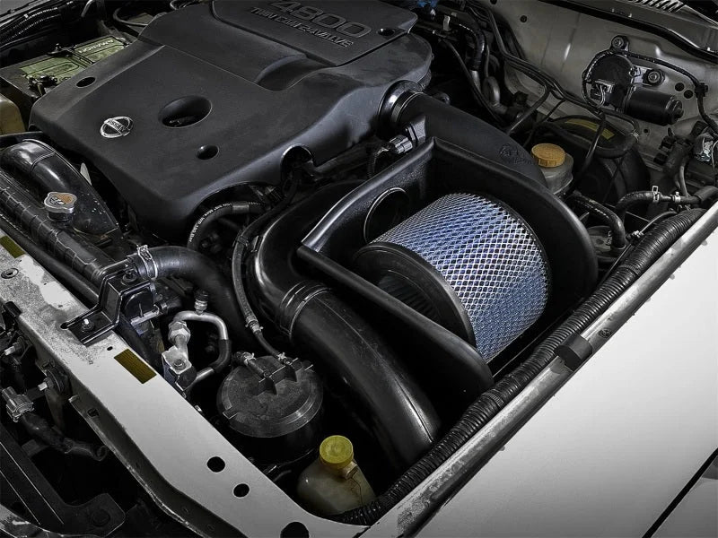 aFe Magnum FORCE Stage-2 Pro 5R Cold Air Intake System 01-16 Nissan Patrol (Y61) I6 4.8L - Side View