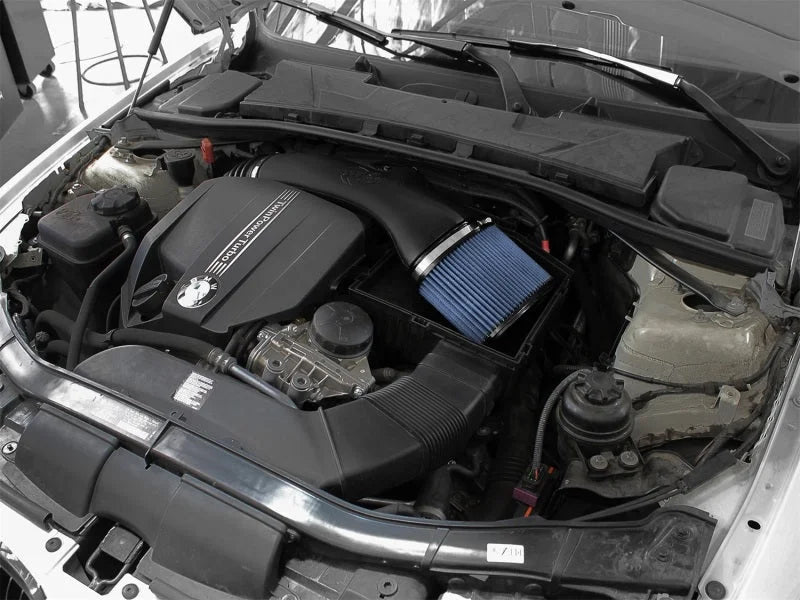 aFe Magnum FORCE Stage-2 Pro 5R Cold Air Intake System 11-13 BMW 335i/xi (E9x) L6 3.0L (t) N55 - Side View