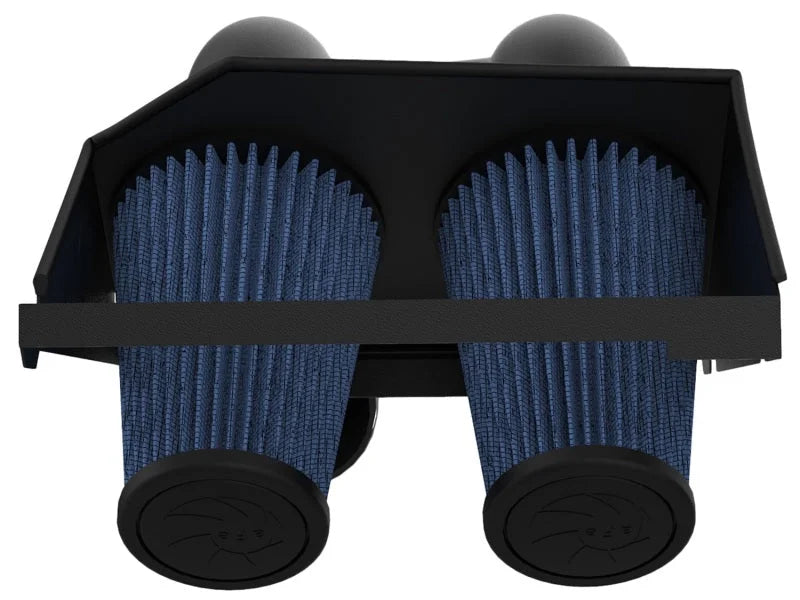 aFe Magnum FORCE Stage-2 Pro 5R Cold Air Intake System 15-17 Ford F-150 V6 2.7L (tt) - Back View