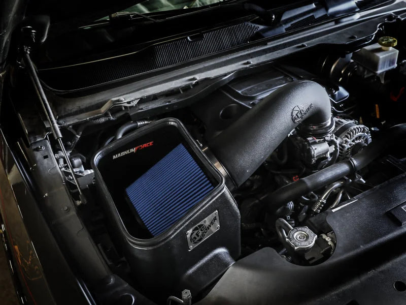 aFe Magnum FORCE Stage-2 Pro 5R Cold Air Intake System 19-22 Dodge RAM 1500 V8-5.7L HEMI - Side View