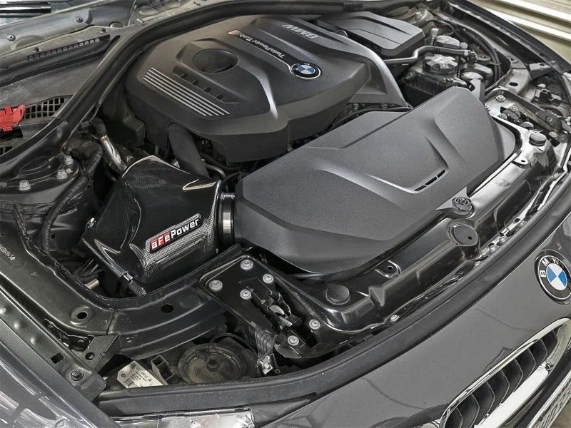 aFe Magnum FORCE Stage-2 Pro 5R Cold Air Intake System 2017 BMW 330i (F3x) I4-2.0L (t) B48 - Side View