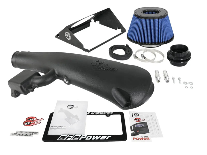 aFe Magnum FORCE Stage-2 Pro 5R Cold Air Intake System 2018 Ford F-150 V6-3.3L - Side View