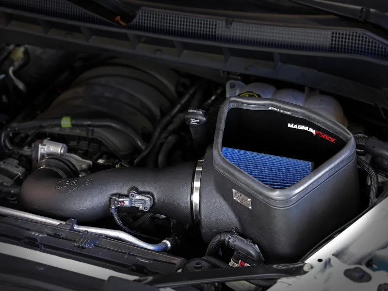 aFe Magnum FORCE Stage-2 Pro 5R Cold Air Intake System 2019 GM Silverado/Sierra V8 6.2L - Side View