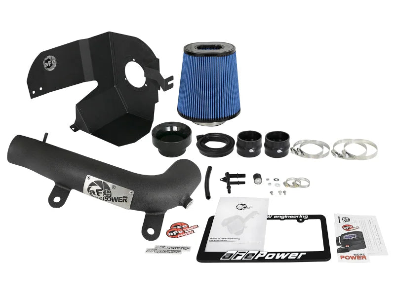 aFe Magnum FORCE Stage-2 Pro 5R Cold Air Intake System 18-19 Jeep Wrangler JL Turbo 2.0L - Black - Side View