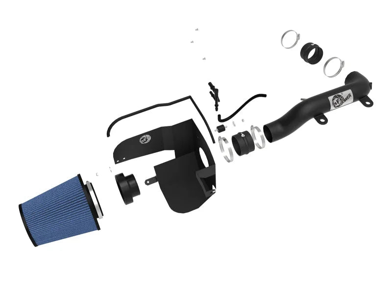 aFe Magnum FORCE Stage-2 Pro 5R Cold Air Intake System 18-19 Jeep Wrangler JL Turbo 2.0L - Black - Additional View 5