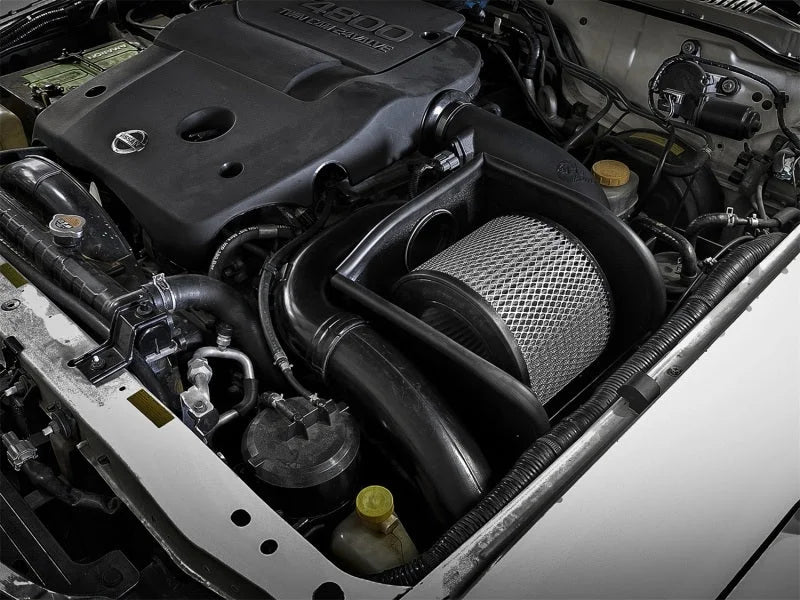 aFe Magnum FORCE Stage-2 Pro DRY S Cold Air Intake System 01-16 Nissan Patrol (Y61) I6 4.8L - Side View