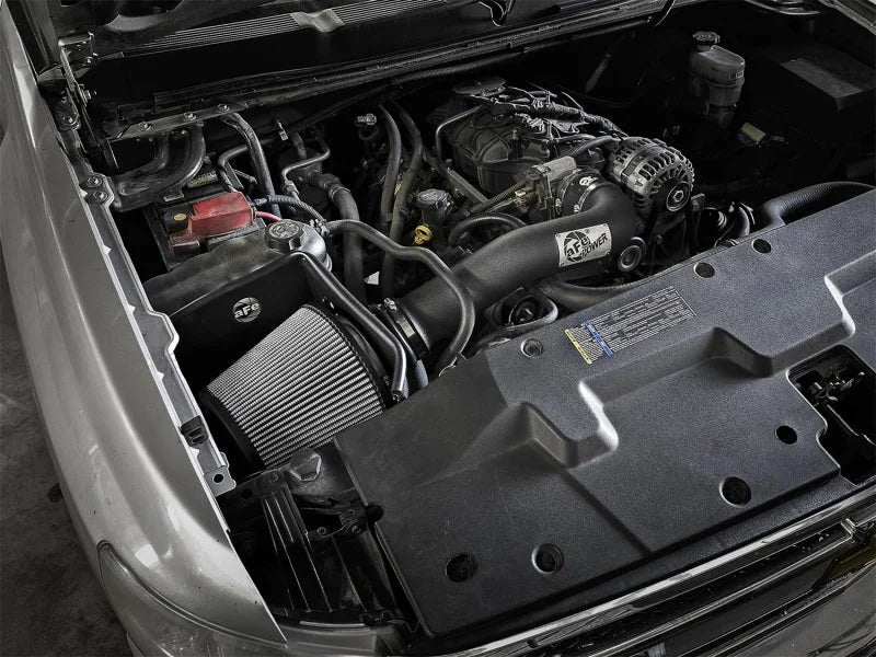 aFe Magnum FORCE Stage-2 Pro DRY S Cold Air Intake System 09-13 Chevrolet Silverado V8-5.3L - Side View
