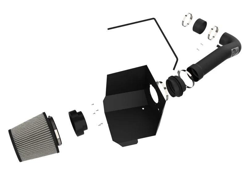 aFe Magnum FORCE Stage-2 Pro DRY S Cold Air Intake System 09-13 Chevrolet Silverado V8-5.3L - Back View