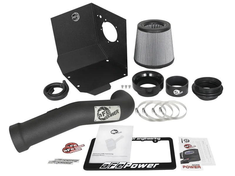 aFe Magnum FORCE Stage-2 Pro DRY S Cold Air Intake System 09-13 Chevrolet Silverado V8-5.3L - Installation View