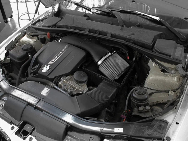 aFe Magnum FORCE Stage-2 Pro DRY S Cold Air Intake System 11-13 BMW 335i/xi (E9x) L6 3.0L (t) N55 - Side View