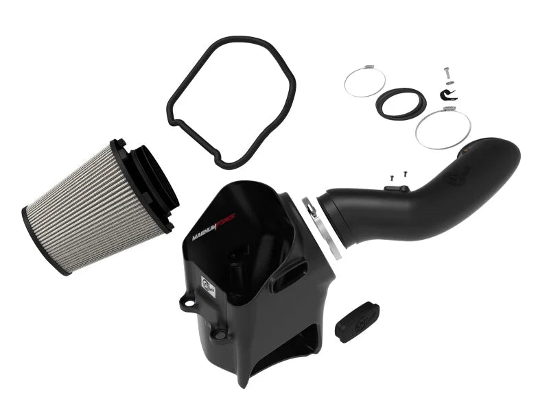 aFe Magnum FORCE Stage-2 Pro DRY S Cold Air Intake System 17-18 Ford Diesel Trucks V8-6.7L (td) - Installation View