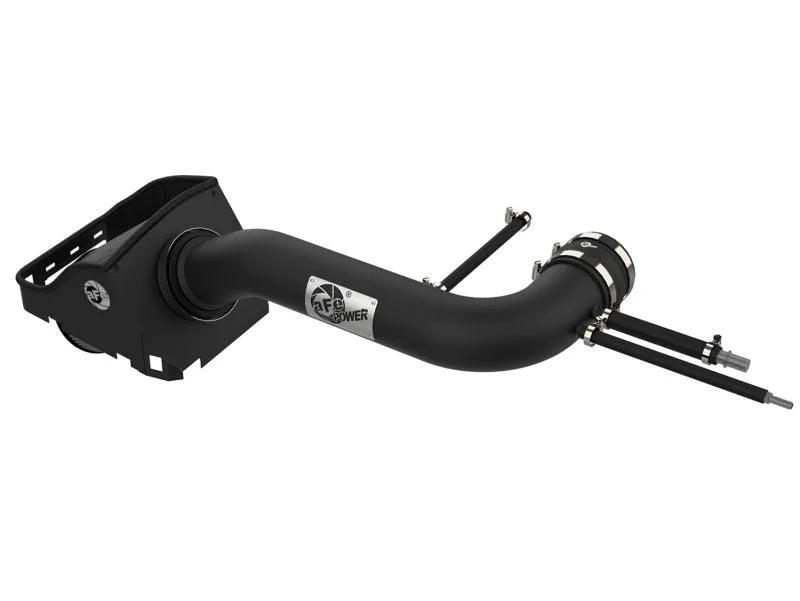 aFe Magnum FORCE Stage-2 Pro DRY S Cold Air Intake System 2017 Ford Superduty V8 6.2L - Side View