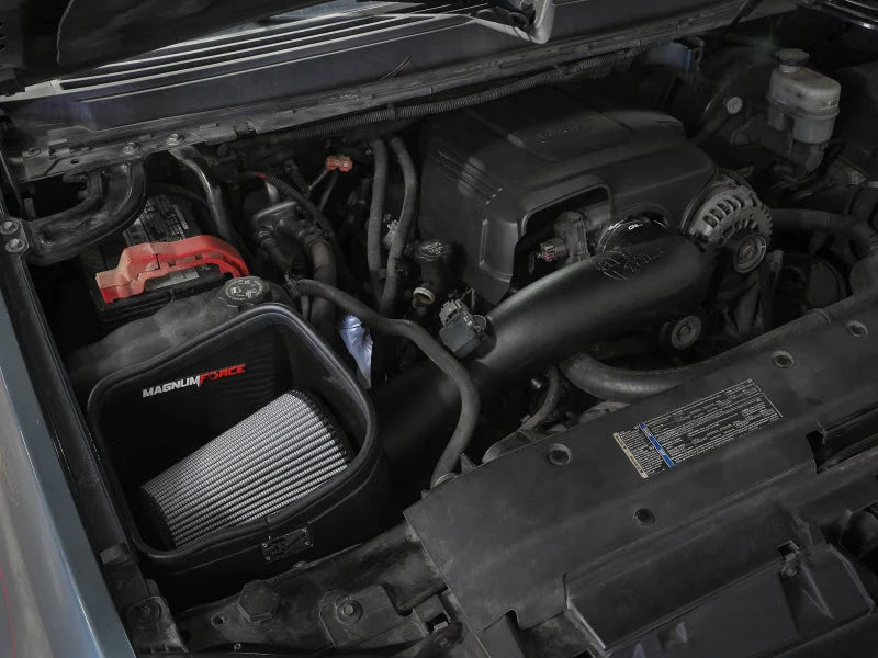 aFe Magnum FORCE Stage-2 Pro Dry S Cold Air Intake System 09-14 Chevrolet Silverado / GMC Yukon - Side View