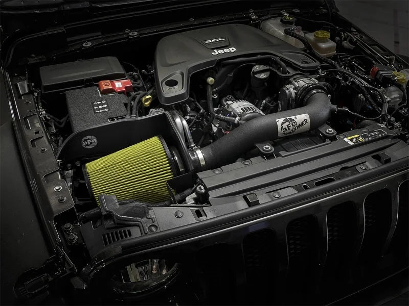aFe Magnum FORCE Stage-2 XP Pro-GUARD 7 Cold Air Intake System 2018+ Jeep Wrangler (JL) V6 3.6L - Side View