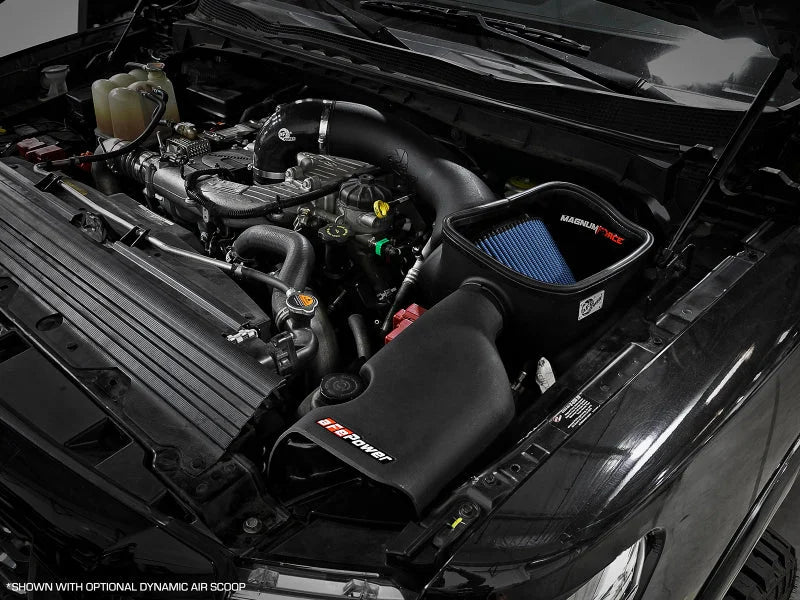 aFe Magnum Force Stage-2 Pro 5R Cold Air Intake System 16-19 Nissan Titan XD V8-5.0L (td) - Side View