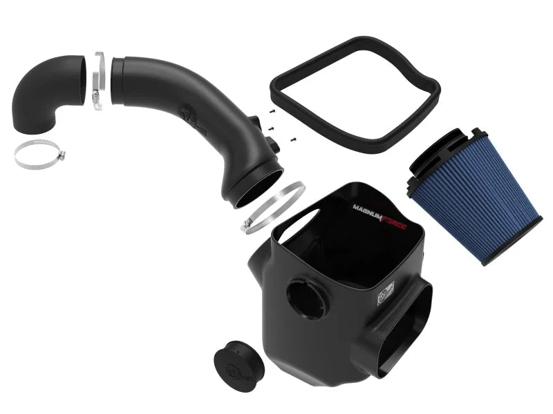 aFe Magnum Force Stage-2 Pro 5R Cold Air Intake System 16-19 Nissan Titan XD V8-5.0L (td) - Back View
