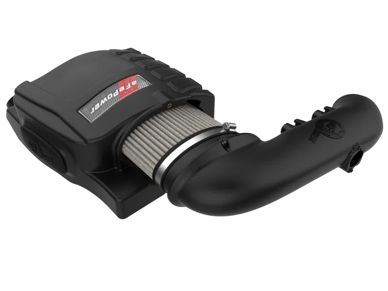 aFe Magnum Force Stage-2Si Cold Air Intake System w/ Pro Dry S Media BMW X5(F15)/X6(F16) 14-19 3.0L - Back View