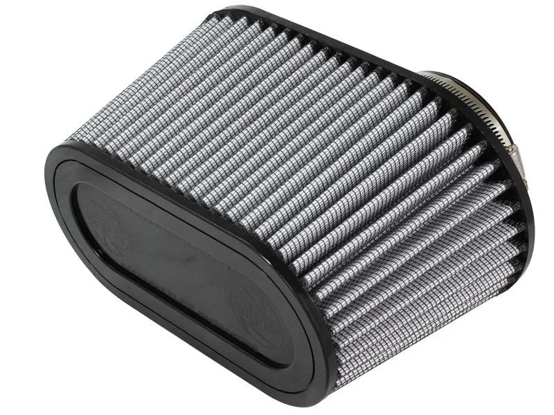 aFe MagnumFLOW Air Filter PDS A/F 3-1/4inF x (11x6)B x (9-1/2 x 4-1/2)T x 6H in - Back View