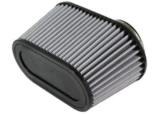 Load image into Gallery viewer, aFe MagnumFLOW Air Filter PDS A/F 3-1/4inF x (11x6)B x (9-1/2 x 4-1/2)T x 6H in - Back View