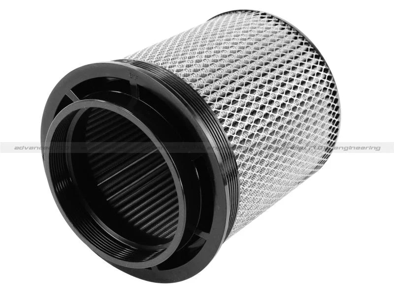 aFe MagnumFLOW Air Filter Pro DRY S 6in Flange x 8 1/8in Base/Top (INV) x 9in H - Installation View