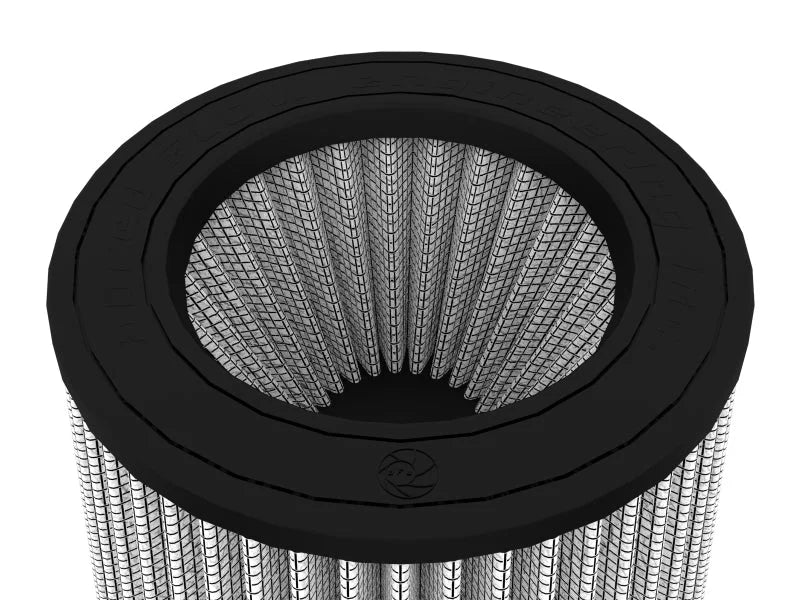 aFe MagnumFLOW Air Filter ProDry S 5in F x 7in B (INV) x 5.5in T (INV) x 8in H - Side View